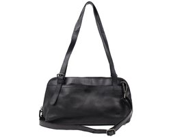 Bear Design Medium Schoudertas Dames - Leer - Daphne - Zwart