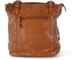 Bear Design Medium Schoudertas Dames - Leer - Sandy - Cognac