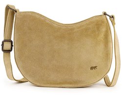 Bear Design Tamara Suede Leren Schoudertas - Bisquit
