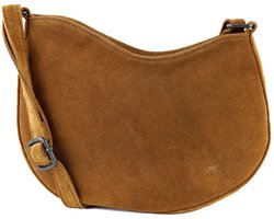 Bear Design Tamara Suede Leren Schoudertas - Cognac