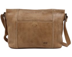 Bear Design Zoë Leren Schoudertas - Baltic Beige