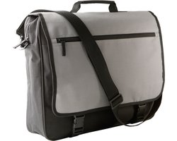 Bellatio - Aktetas - zwart met lichtgrijs