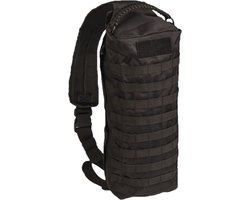 Black Sling Bag Tanker Assault Schoudertas Lang Model Zwart - Bug-Out Bag