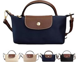 Blauwe Dames Handtas - Mini Schoudertas en Crossbody - Compact Ontwerp voor Telefoon en Essentiële Spullen