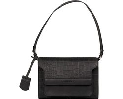 Burkely Casual Cayla Dames Schoudertas Satchel - Zwart