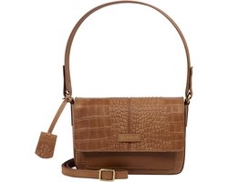 Burkely Cool Colbie Shoulder Satchel - Tas - Volwassenen - Cognac