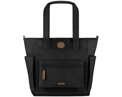 Cabaia Grote Schoudertas rPet - Tote Bag Essentials - Zwart