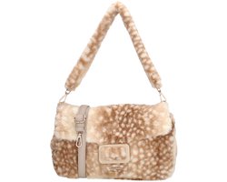 Charm London Alaska Schoudertas - Crossbody - Tas - Bont - Fur - Dames Tas- Hert