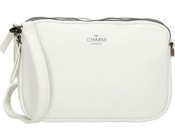 Charm London New York Crossbody Schoudertas - Dames Tas - Wit