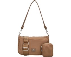 Charm London Odeon Schoudertas met Etui - Dames Tas - Taupe