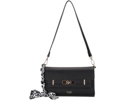Charm London The Hamptons Schoudertas - Crossbody - Tas - Dames - Sjaaltje - Overslag - Dames Tas - Zwart