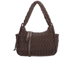 Charm London West End Schoudertas - Handtas - Crossbodytas - Schouderband - Dames - Dames Tas - Donkerbruin