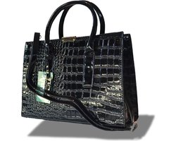 Coilloure - handtas - zwart - schoudertas - damestas - schooltas -