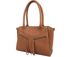Cowboysbag Medium Schoudertas Dames - Leer - Floyd - Cognac