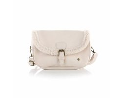Crossbody Teddy Tas - Suedine - Handtas - Damestas - Fluffy - Teddystof - Off White