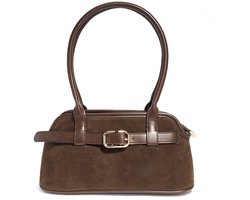 Dames Handtas - Bruin - Suède - Casual Schoudertas - Mode Accessoire