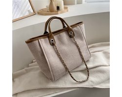 Dames tassen - Designer Handtas - Tote Schoudertas - Grote Capaciteit (Kaki)