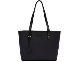 Dames tassen - schoudertas zwart Sophie Siero® - Dames tas en Shopper - Werktas - Schooltas - Geschikt voor Laptop 15 inch en A4 - Tote bag