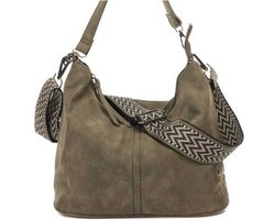 Dark green schoudertas Palma - OLT12683