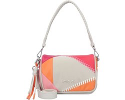 Desigual Schoudertas Mundi Gales Crossbody Bag Tutti Fruti Beige