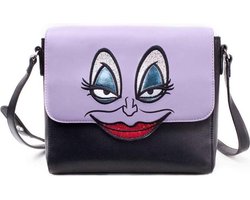 Disney - Ariel De Kleine Zeemeermin Schoudertas - Ursula Croco - Zwart/Paars