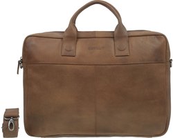 DSTRCT Fletcher Street Aktetas  - 17 inch laptoptas - Cognac