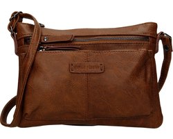 Enrico Benetti Caen 66221 Schoudertas - cognac