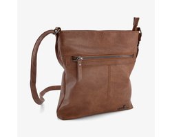 Enrico Benetti dames schoudertas cognac bruin