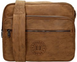 Enrico Benetti Madrid 54542 Schoudertas - 15 inch Laptoptas - Bruin