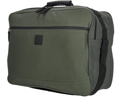 Enrico Benetti Wells Waterafstotende Reportertas met 15 inch Laptopvak - Underseater - Laptoptas - 23 Liter - Olijfgroen