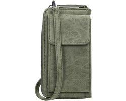 Enrico Benetti Zoë 66908 Schoudertas / telefoontas / portemonnee - Olijf groen