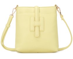 Giuliano kunstlederen schoudertas Sariah - Dames - Geel