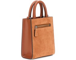 Guess Erenia Mini Tote Schoudertassen Dames - Camel - Maat ONESIZE