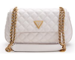 Guess Giully Convertible Xbody Dames Schoudertas - Ivory - One Size