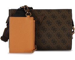 Guess Milano Schoudertas 21.5 cm - Dames - coffee