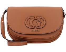 GUESS schoudertas Calebra Convertible Xbody Flap Bag Cognac Lichtbruin