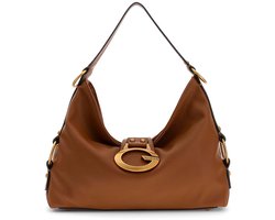 GUESS schoudertas Camden Shoulder Bag Cognac bruine