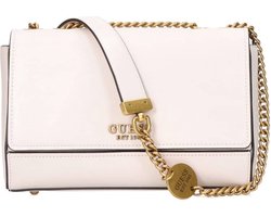GUESS Schoudertas Iseline Convertible Xbody Flap Stone Crème