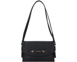 GUESS Schoudertas Lefia Flap Shoulder Bag Black Zwart