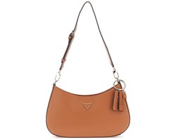GUESS Schoudertas Noelle II Top Zip Shoulder Bag Light Cognac Bruine