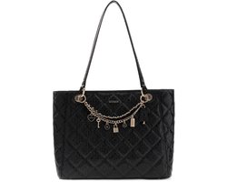 GUESS schoudertas shopper Libby Noel Tote Black zwart