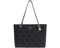 GUESS schoudertas shopper Noelle II Tote Bag Coal Logo donkergrijs
