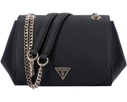 GUESS Schoudertas Talent Convertible Xbody Flap Bag Black Zwart