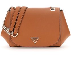 GUESS Schoudertas Talent Convertible Xbody Flap Bag Caramel Lichtbruin