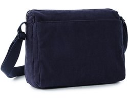 Hedgren Eye Dames Crossbodytas met RFID-bescherming – Klein – Ribfluweel Peacoat Blue