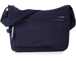 Hedgren Harpers Dames Crossbodytas met RFID-bescherming – Middelgroot – Ribfluweel Peacoat Blue