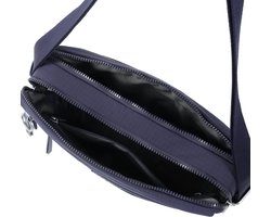 Hedgren MORI – A4 Crossbody 13 inch – 2 compartimenten – Smart Sleeve – Gerecycled waterafstotend materiaal – RFID – Peacoat Blue