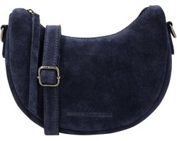 Hide & Stitches Brazos Schoudertas - Crossbody - Tas - Leer - Leren Dames Tas - Blauw