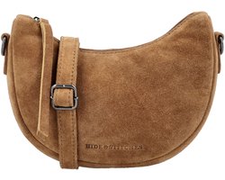 Hide & Stitches Brazos Schoudertas - Crossbody - Tas - Leer - Leren Dames Tas - Camel.