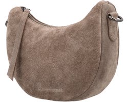 Hide & Stitches Brazos Schoudertas - Crossbody - Tas - Leer - Leren Dames Tas - Taupe